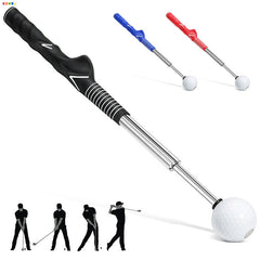 Telescopic Golf Swing Trainer — Black