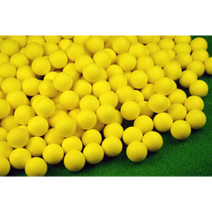 Foam Practice Golf Balls — Yellow, 10 Pack