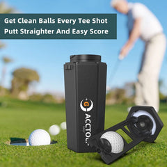 Portable Golf Ball Washer — Black