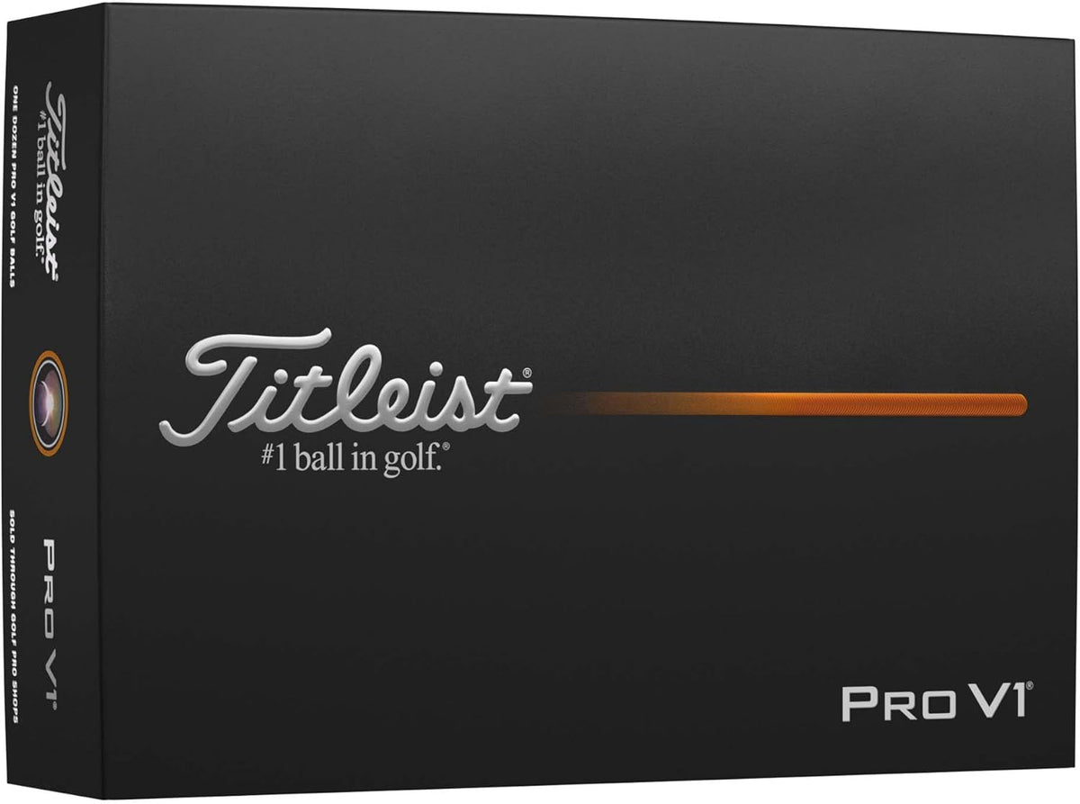 Titleist Pro V1 Golf Balls — White, Low Numbers, Dozen