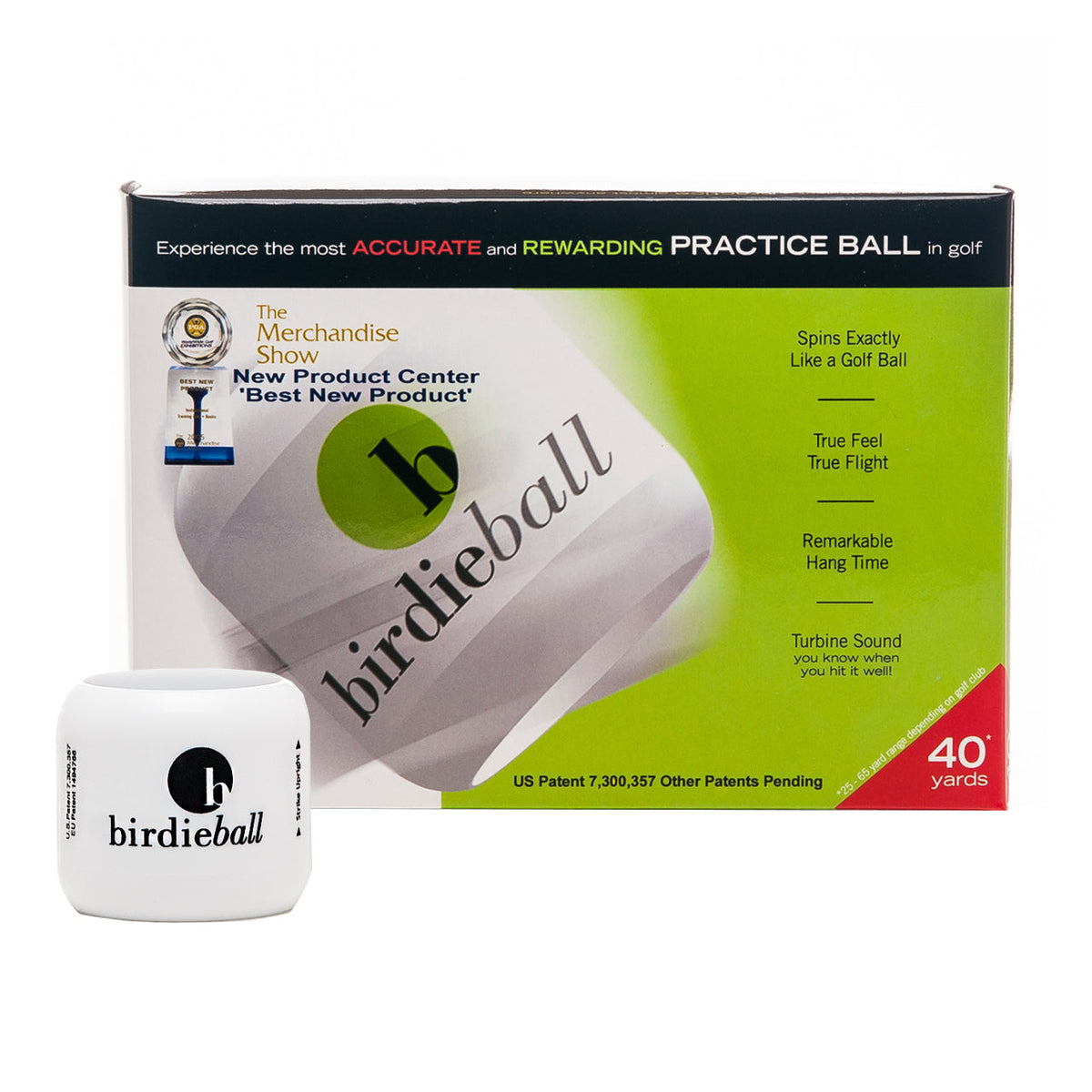 BirdieBall Limited-Flight Practice Balls — 12 Pack