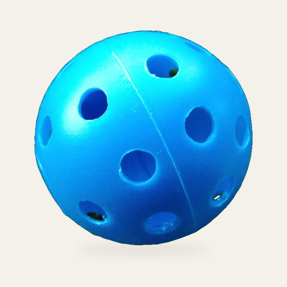 Hollow Practice Golf Balls — Blue, 35 Pack