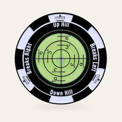 Golf Slope Reader — bubble level face