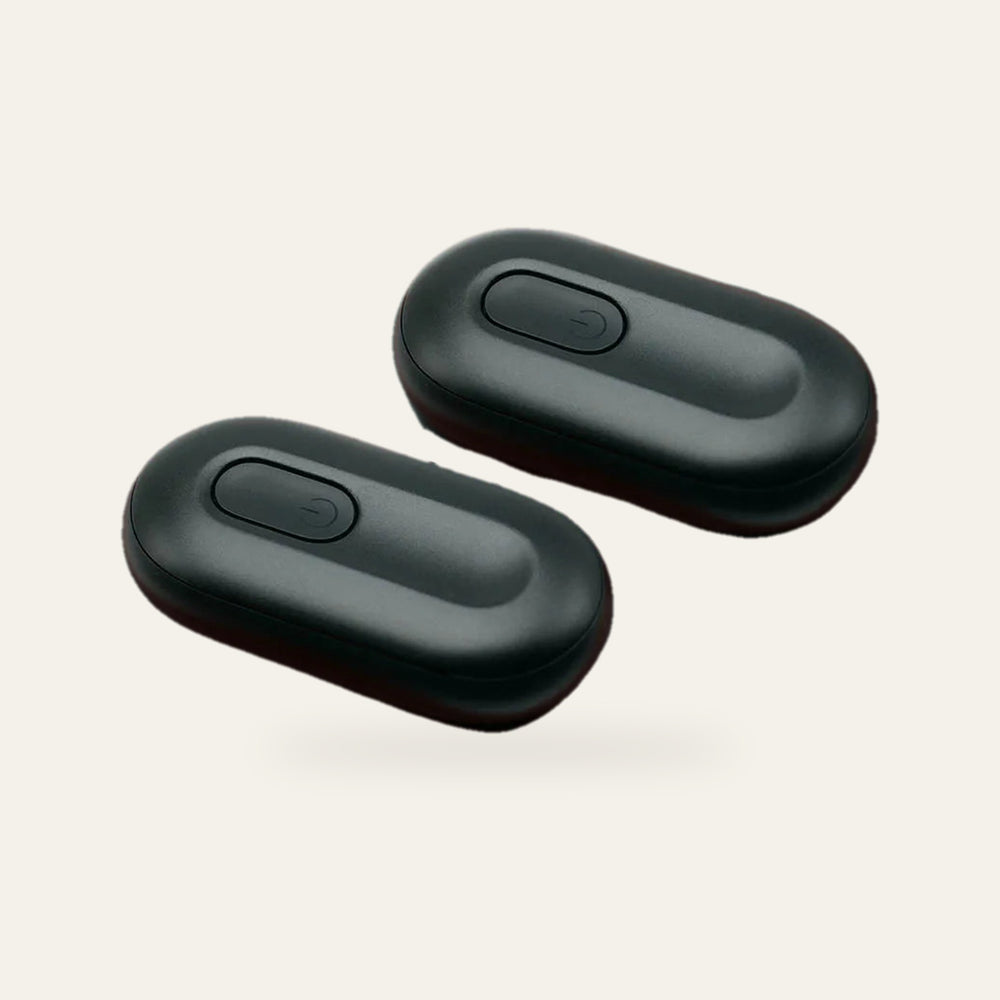Magnetic Rechargeable Hand Warmers — Black Pair
